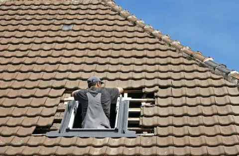 Pose de velux - Levier